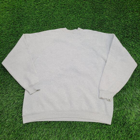 Vintage 90s London England Sweatshirt XL 23x26 Gray - Picture 2 of 13